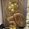 Centerpiece luxe  "The B-Gold"Confetti