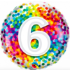 6 Rainbow Confetti