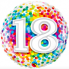 18 Rainbow Confetti