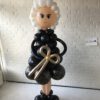 Ballonnen decoratie pop eigen ontwerp voor binnen of buiten the first lady . elegant zwart goud leuk om iemand te verassen met haar sarah sara jubileum