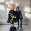 Ballonnen decoratie pop eigen ontwerp voor binnen of buiten the first lady . elegant zwart goud leuk om iemand te verassen met haar sarah sara jubileum