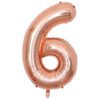 Cijfer Rosé Gold  nr 6