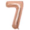 Cijfer Rose gold  86 cm nr 7
