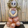 Goudlokje ballonnendecoratie pop