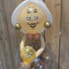 Goudlokje ballonnendecoratie pop - Afbeelding 3
