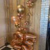 Pilaar - Cijfer Decoratie   Rosé Gold