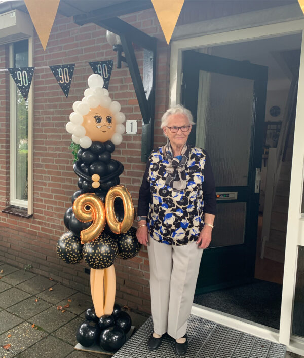first lady ballonnen pop 90 jaar