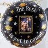 JUMBO ballon ...Best is yet to come ... met persoonlijke foto -geslaagd