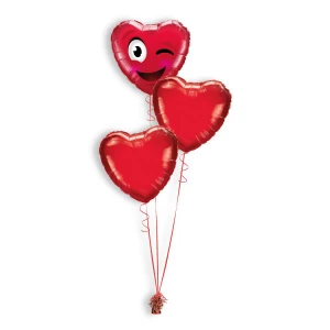 helium tros 3 hartjes valentijn liefde