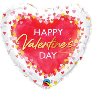 Valentijnsdag helium ballon heart-valentines-day-watercolour-hearts-q
