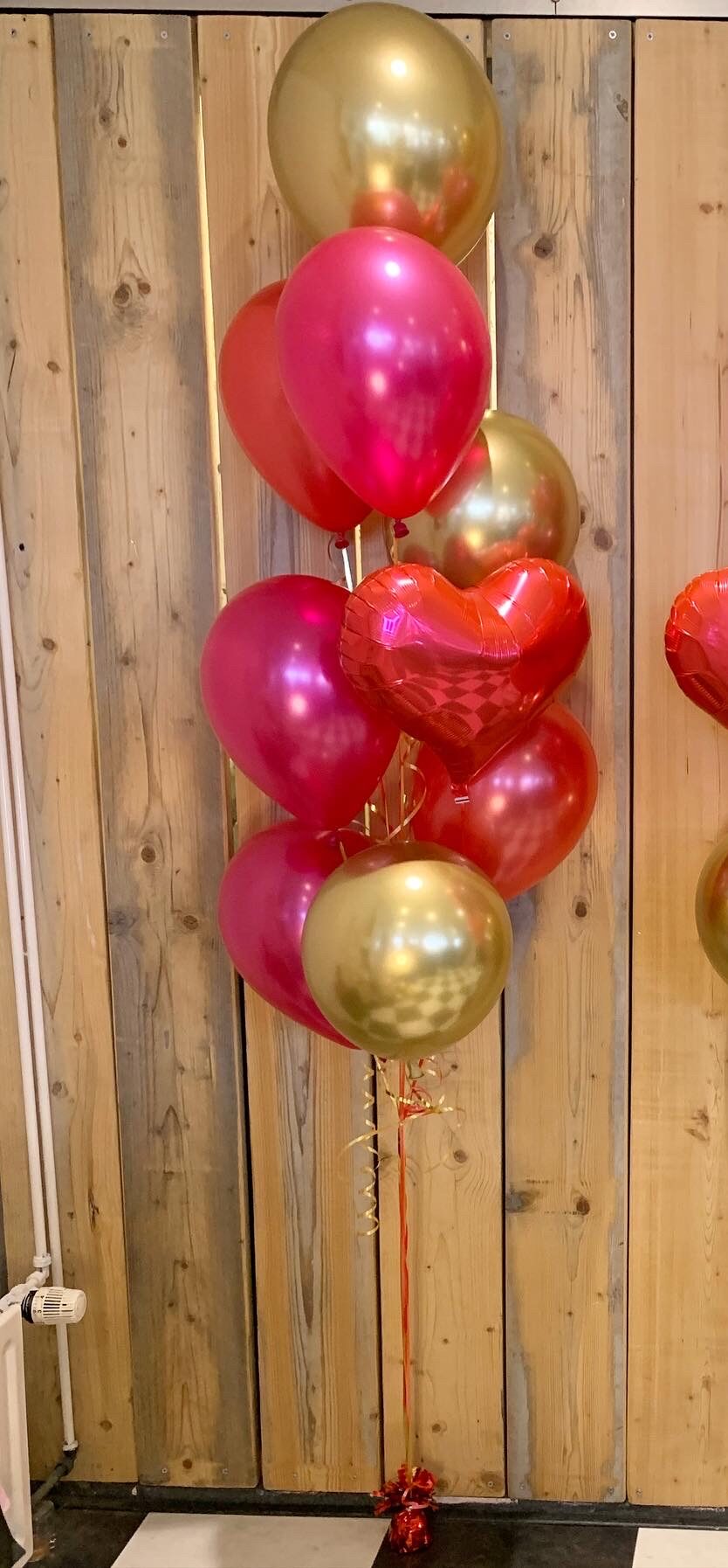 Helium tros "Happy Budda + Hart"