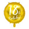 18 Birthday Geel Goud - Afbeelding 3