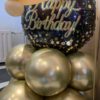 Happy Birthday Woman -  voor elke leeftijd met helium ballon - Afbeelding 3