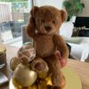 ballonnen decoratie tafel pilaartje met knuffel beertje super schattig
