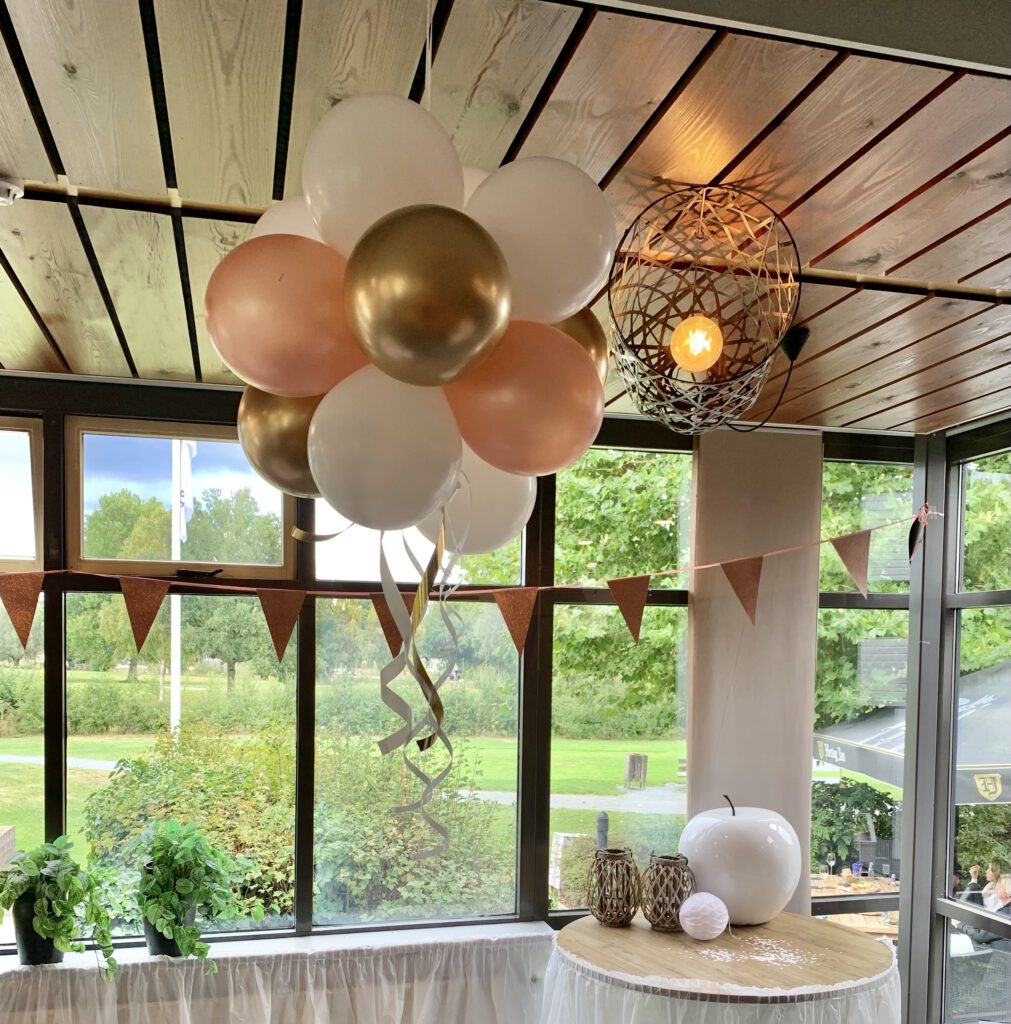 Hang decoratie bollen "Lieve "