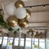 Elvive decoratie hang bollen met witte linten - Afbeelding 3