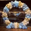 ballonnenachtergrond organic boog met naam