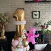 Bloementjes Torentje hoog en mini folie