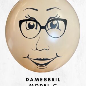 Bril extra optie voor de Sarah ballon pop