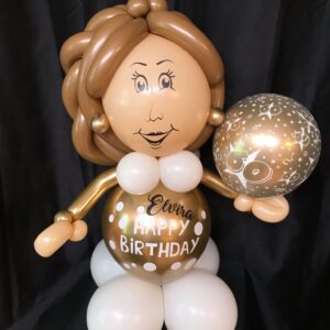 sara ballonpop 50 jaar vrouw cadeau